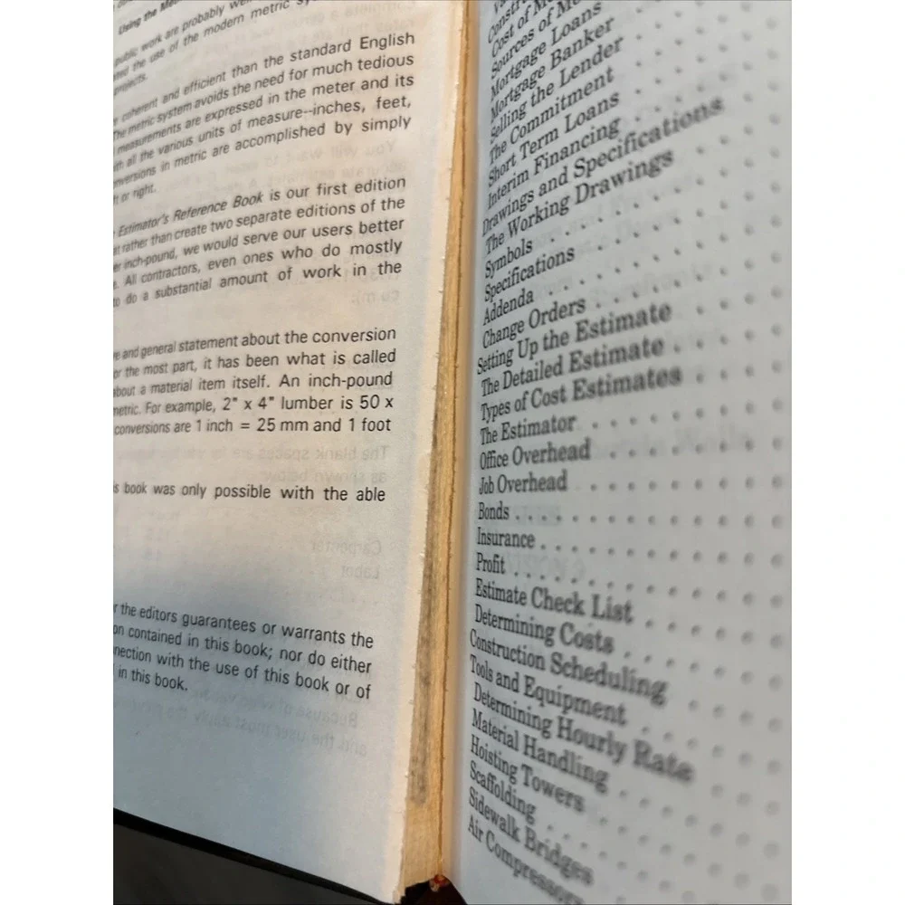 Walker's Building Estimator's Reference Book 25th Edition Frank R. Walker 1995